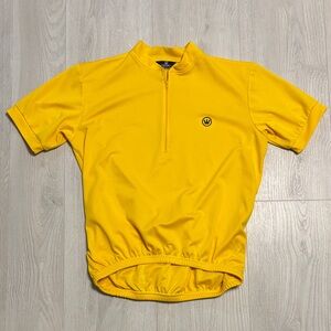 🔥BUNDLESALE Men’s L Canari Yellow Short Sleeve Cycling Biking Tee Shirt NWOT